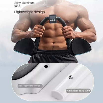 Multi Function Push Up Fitness Trainer with flat support and LCD display