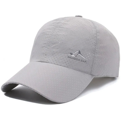 Korean-style adjustable baseball cap in dome crown design with polyester fabric for summer sun protection