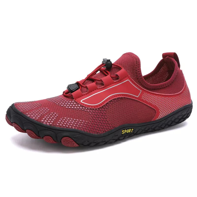 Men's and women's fitness running climbing shoes with non-slip rubber sole
