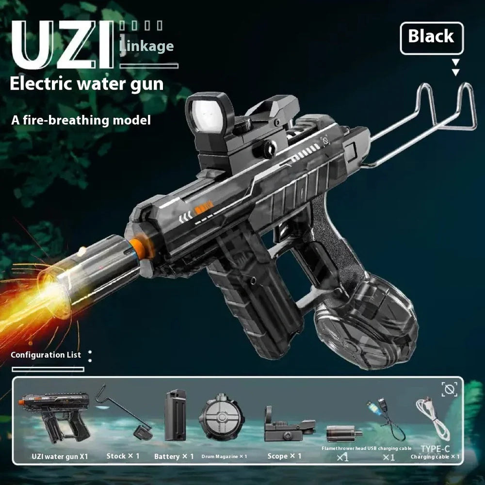Ice Mouse electric water gun toy with 500ml water tank and high-speed firing system