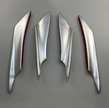 Premium carbon fiber automotive bumper guard with sleek design for enhanced style and protection