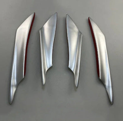 Premium carbon fiber automotive bumper guard with sleek design for enhanced style and protection