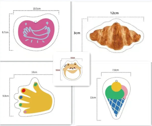 Bamboo fiber dish towel with cartoon patterns for kitchen cleaning