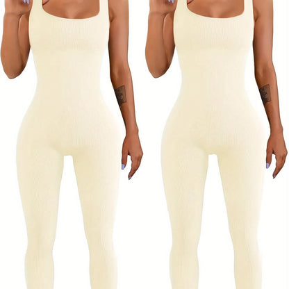 Women's suspender tank top tights in beige with adjustable buttons, 71-73cm length, and long sleeves for leisure wear