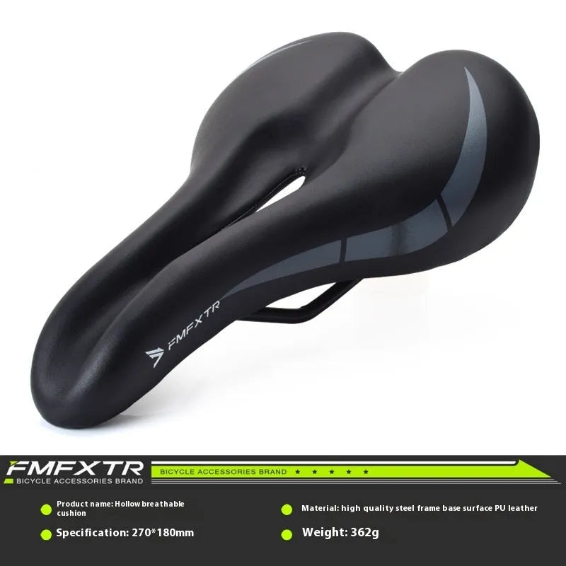 Bike saddle with hollow cushion, 270mm by 180mm dimensions, in 3147 colour