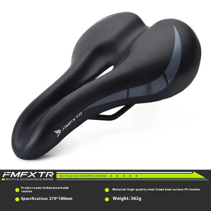 Bike saddle with hollow cushion, 270mm by 180mm dimensions, in 3147 colour