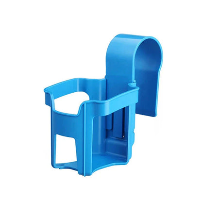 Poolside drink holder made of durable ABS plastic, designed to securely hold beverages near the pool edge