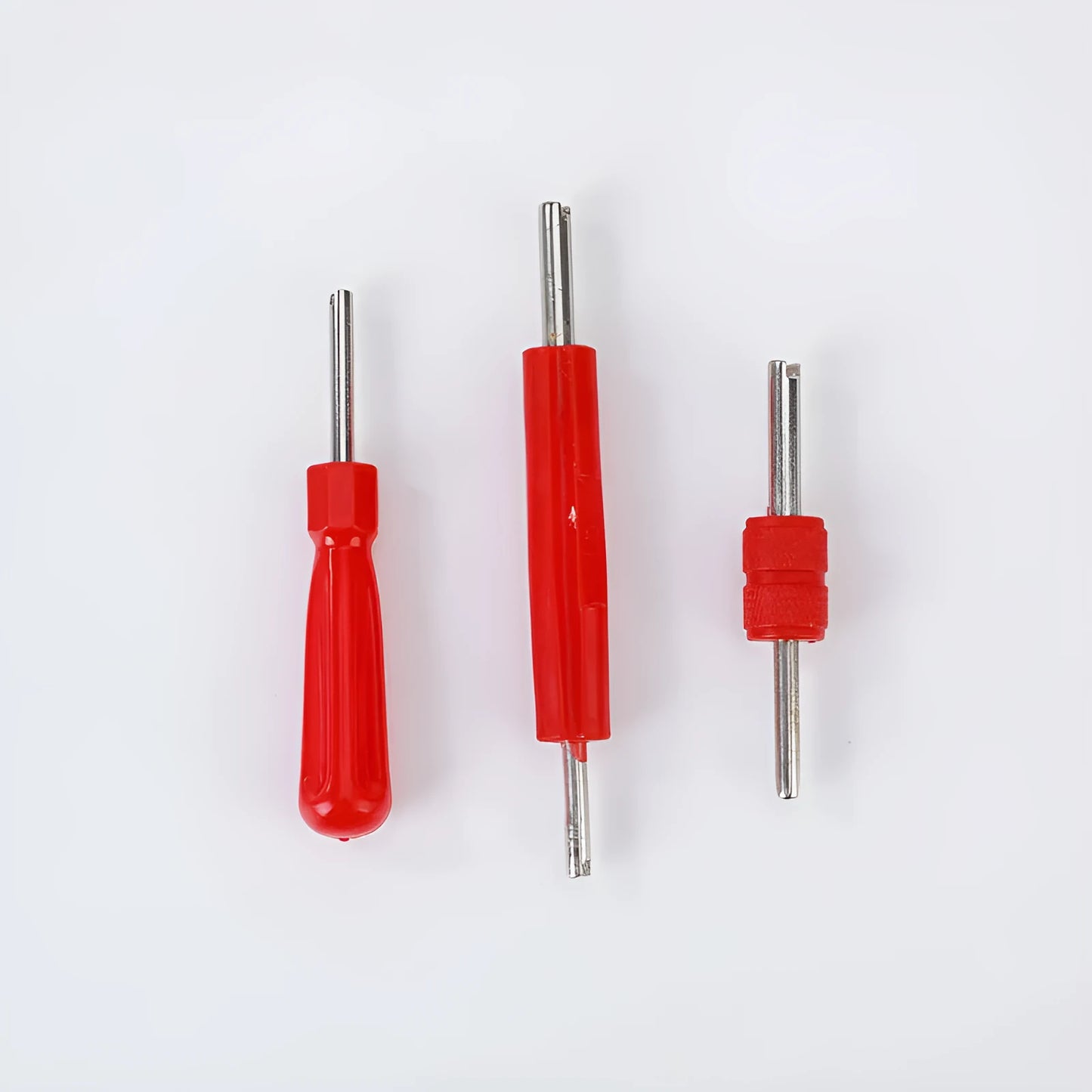 Single-head aluminium alloy tool twist valve wrench shown in one of three available colour styles.