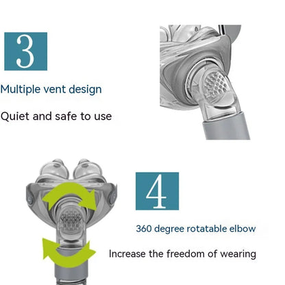 Ventilator nasal pillow accessory pack with nose pad, silicone cushion, and thickened headband