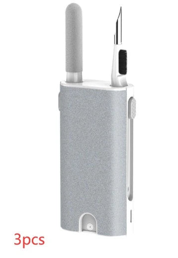 Premium 5-in-1 Screen and Electronics Cleaning Kit with Soft Flocking Sponge, High-Density Brush, and More for Phones, Tablets, Laptops, and Other Devices