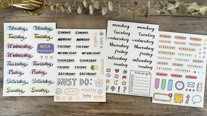 English letters and numbers symbol label sticker material decoration stickers in cute style with 5 sets