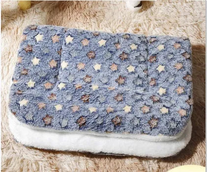 Reversible cat mat blanket in lamb wool and flannel, thickened double-sided seat cushion, XS to XL