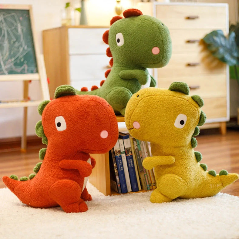 Tyrannosaurus Rex plush doll in three colours with six height options from 25cm to 1.2 metres