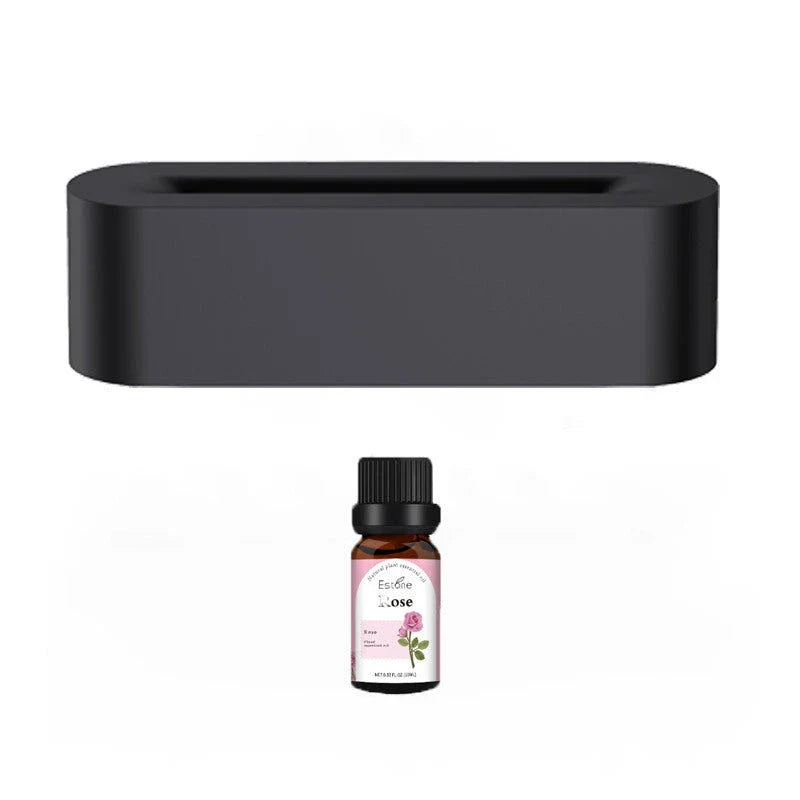 Soothing Aroma Diffuser with Flame-Like LED Lighting and Ultrasonic Humidification
