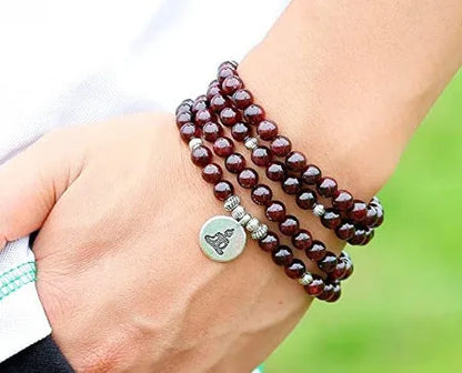 Handcrafted natural stone bracelet with alloy volcano white turquoise charm in a simple design.