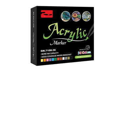 Hand pen body painting DIY graffiti set with 16.5cm plastic pens in a colour box