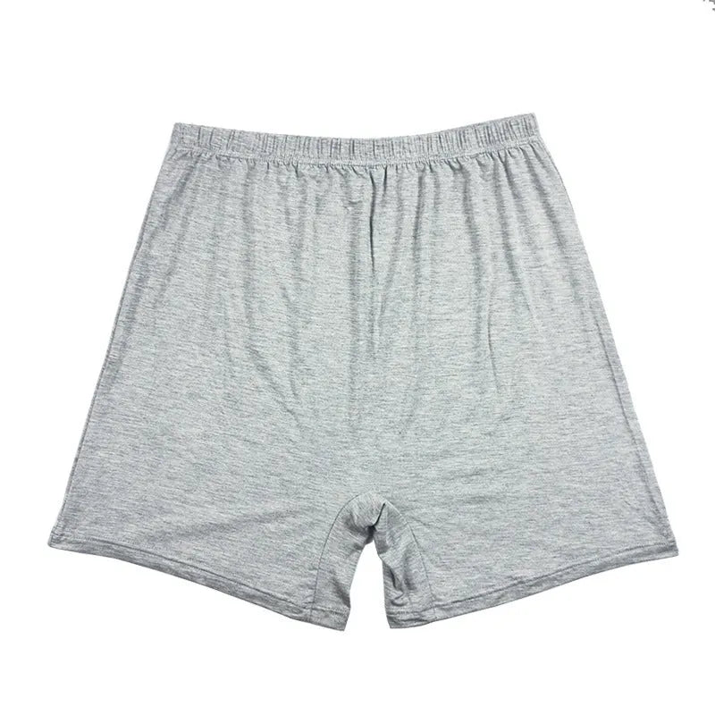 Solid colour men's modal boxers on a white background, showing the high-waist design.