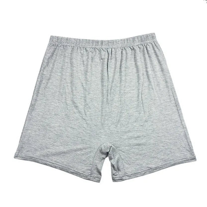Solid colour men's modal boxers on a white background, showing the high-waist design.
