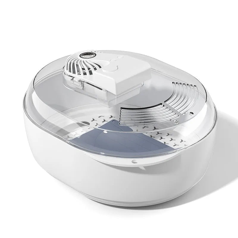 A modern simple style aluminium quick defrosting plate for household kitchen use.