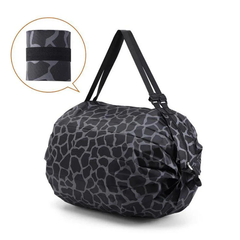Foldable Large-Capacity Tote Bag with Extended Storage Space, Made of Durable 210D Oxford Cloth in Various Colors