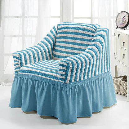 Branbird American single sofa cover with skirt design on 90-140cm furniture