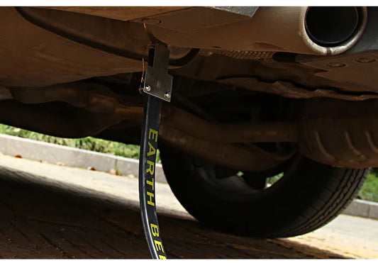 370mm black car electrostatic grounding chain with rubber housing and copper conductors for vehicle static control