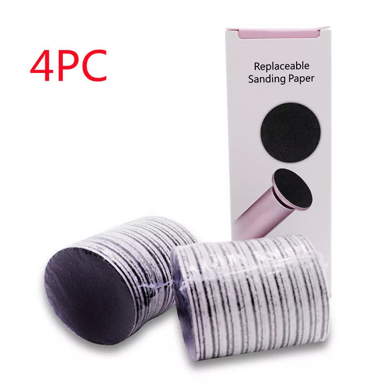 Electric Foot Callus Remover with adjustable speed and 360-degree rotation for effective foot care