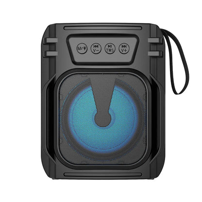 Portable Bluetooth speaker in 3107 colour with 110×87×137mm dimensions and USB charging cable