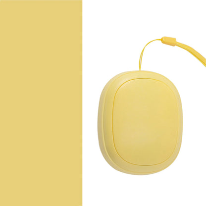 Compact, pebble-shaped hand warmer with adjustable heating settings, available in multiple colors