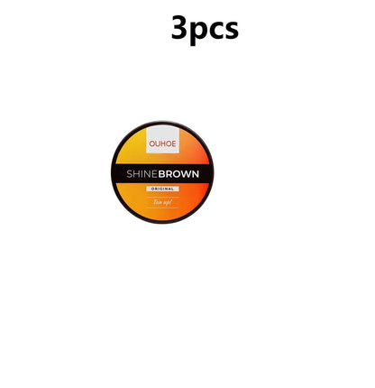 Luxury tanning gel infused with aloe vera and wheat extracts for a natural, hydrating sunless bronzing effect