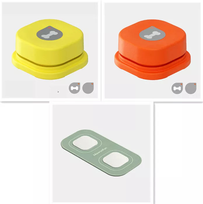 4 Colors Pet Communication Button for dogs and cats, durable ABS plastic, easy to use