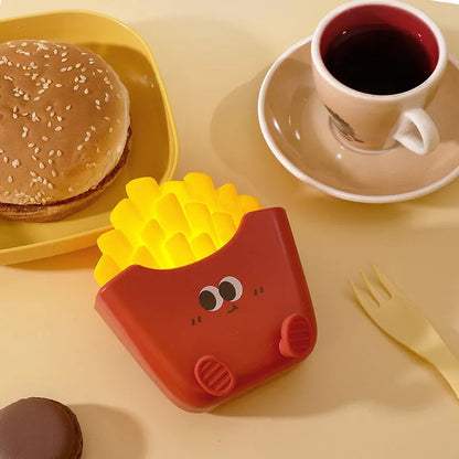 Creative Cute French Fries Night Light with adjustable brightness and timing function
