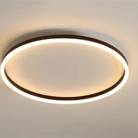 50cm acrylic ceiling light with remote control showing gold-coffee finish and LED illumination