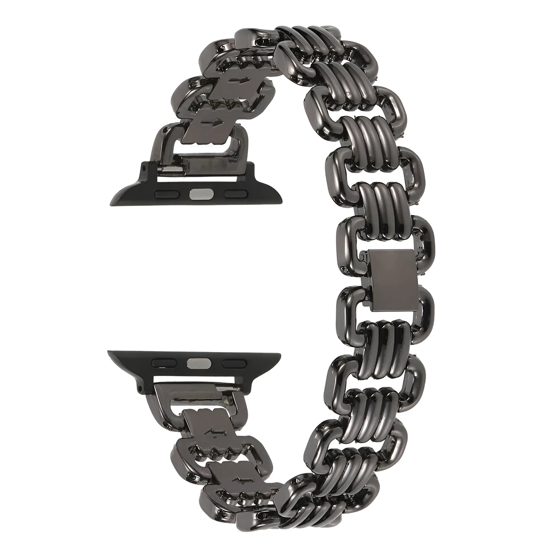 Alloy metal ladies watch bracelet for Apple Watch in silver, black, gold, rose gold, Starlight colours