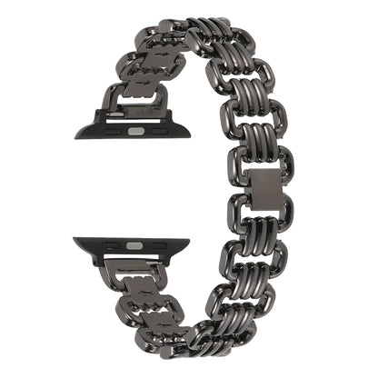 Alloy metal ladies watch bracelet for Apple Watch in silver, black, gold, rose gold, Starlight colours