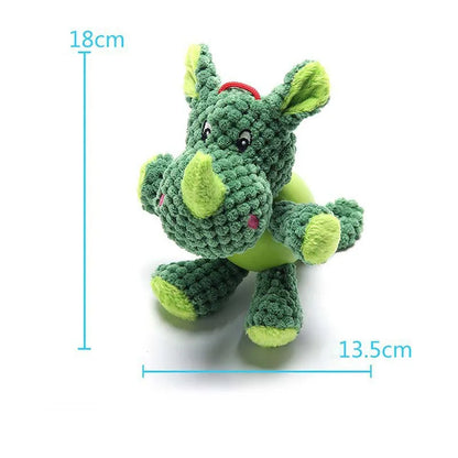 Cute cartoon monkey plush dog toy with squeaker, suitable for small and medium dogs.