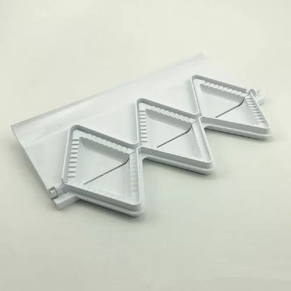 Modern pure white dumpling mold for easy homemade dumpling preparation