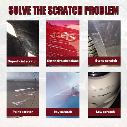 60ml car scratch repair wax set with applicator for automotive paint surface maintenance