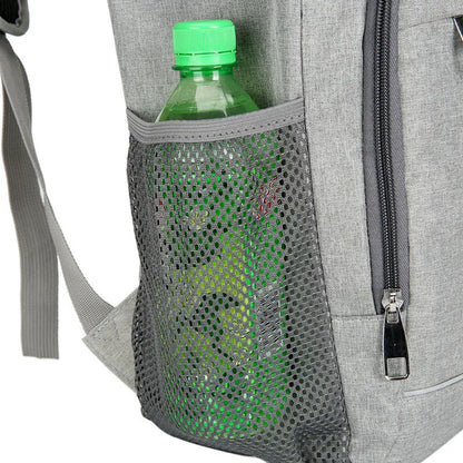 Outdoor thermal insulation backpack in oxford cloth with curved shoulder straps