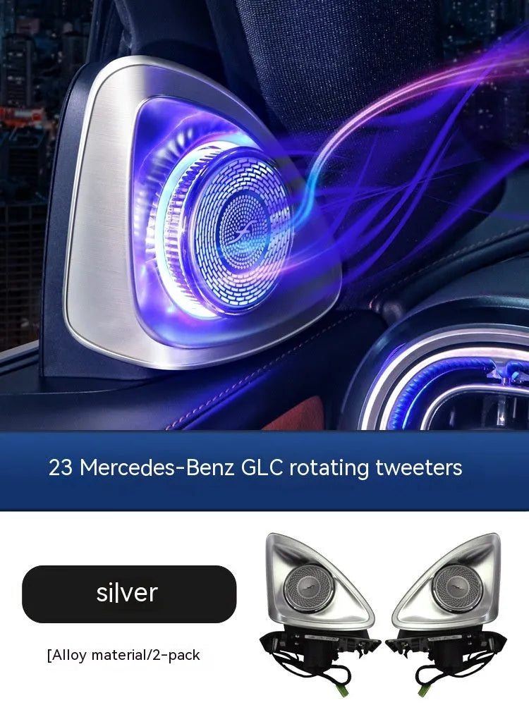 Burmester style rotating tweeter car speakers for Mercedes-Benz GLC X254 model