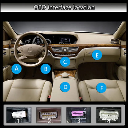 X1 Automotive OBD diagnostic instrument with metal housing and LED display, shown with power cord.