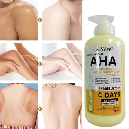 500ml Tartaric Acid VC Lotion bottle for skin brightening and moisturising