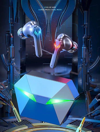 COJINMA J116 true wireless earbuds in black, white, and pink with charging case