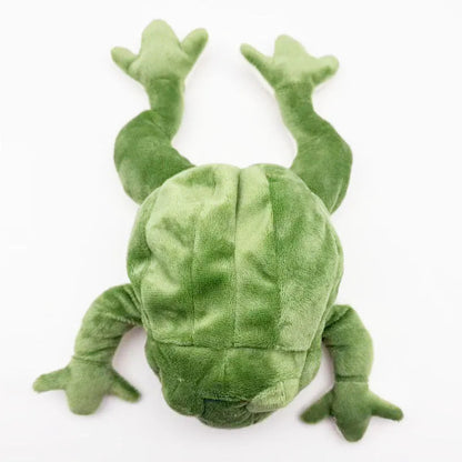Green plush dog toy 27x16x5cm 57g sound and bite-resistant pet companion toy