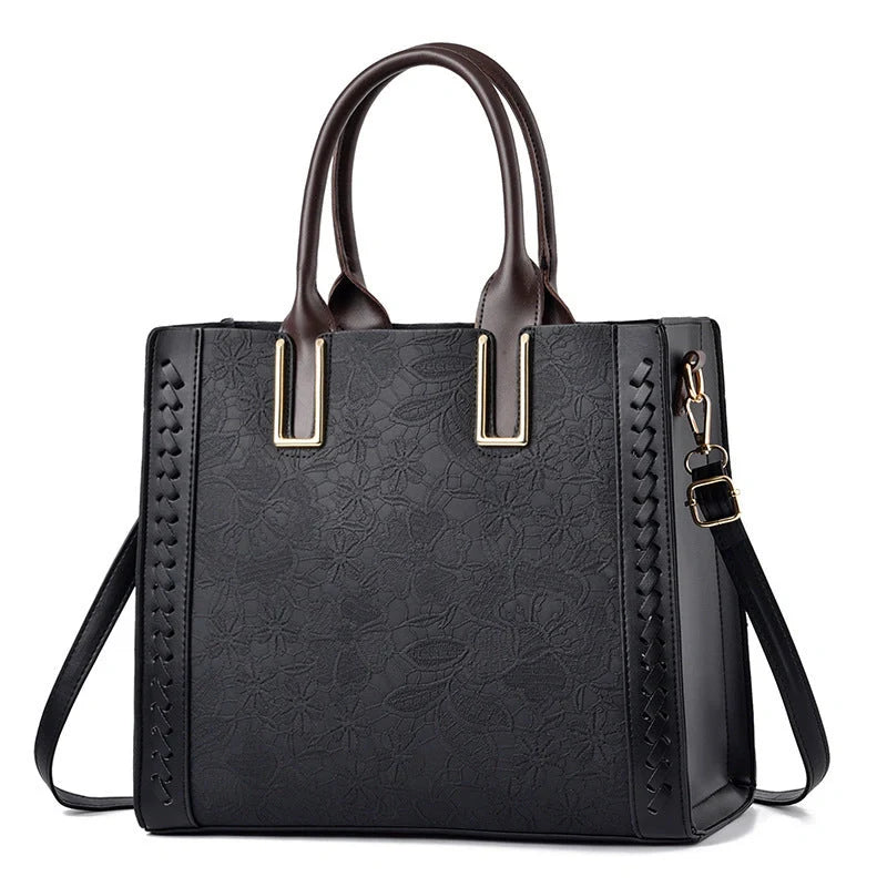 Adjustable shoulder bag for women in premium PU leather, available in multiple colors