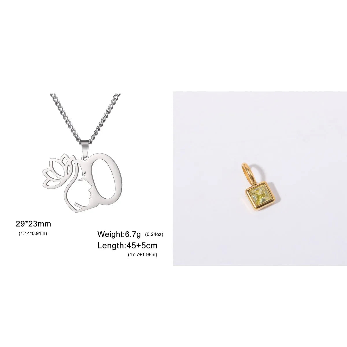 Stainless steel fashion necklace with geometric cross chain design and electroplated finish in gold or silver colour