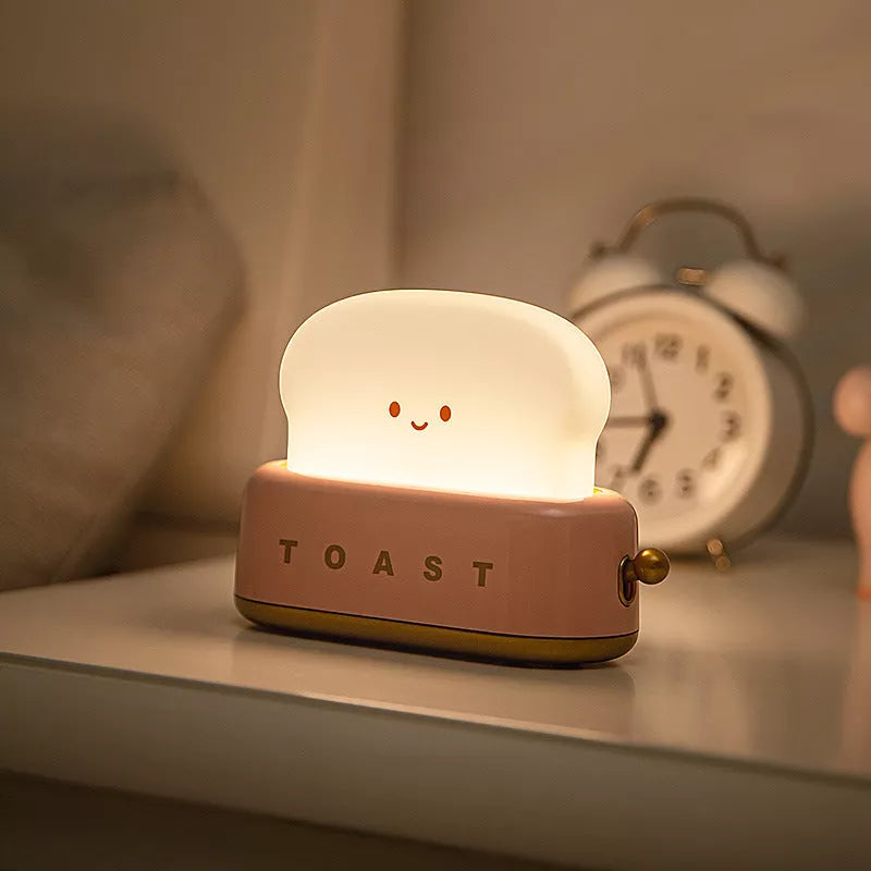 Creative LED Bread Maker Night Light with USB charging and dimming function