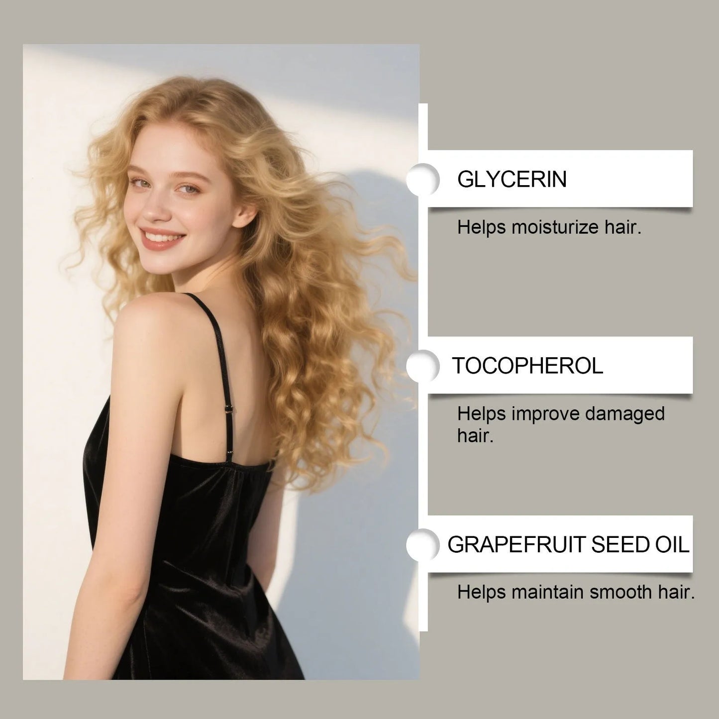 Grapefruit Hair Conditioner bottle with 120ml capacity, showing natural oils and vitamin E ingredients