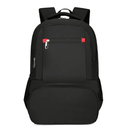 Oxford cloth insulated backpack in light grey with curved shoulder straps and dry-wet separation compartments