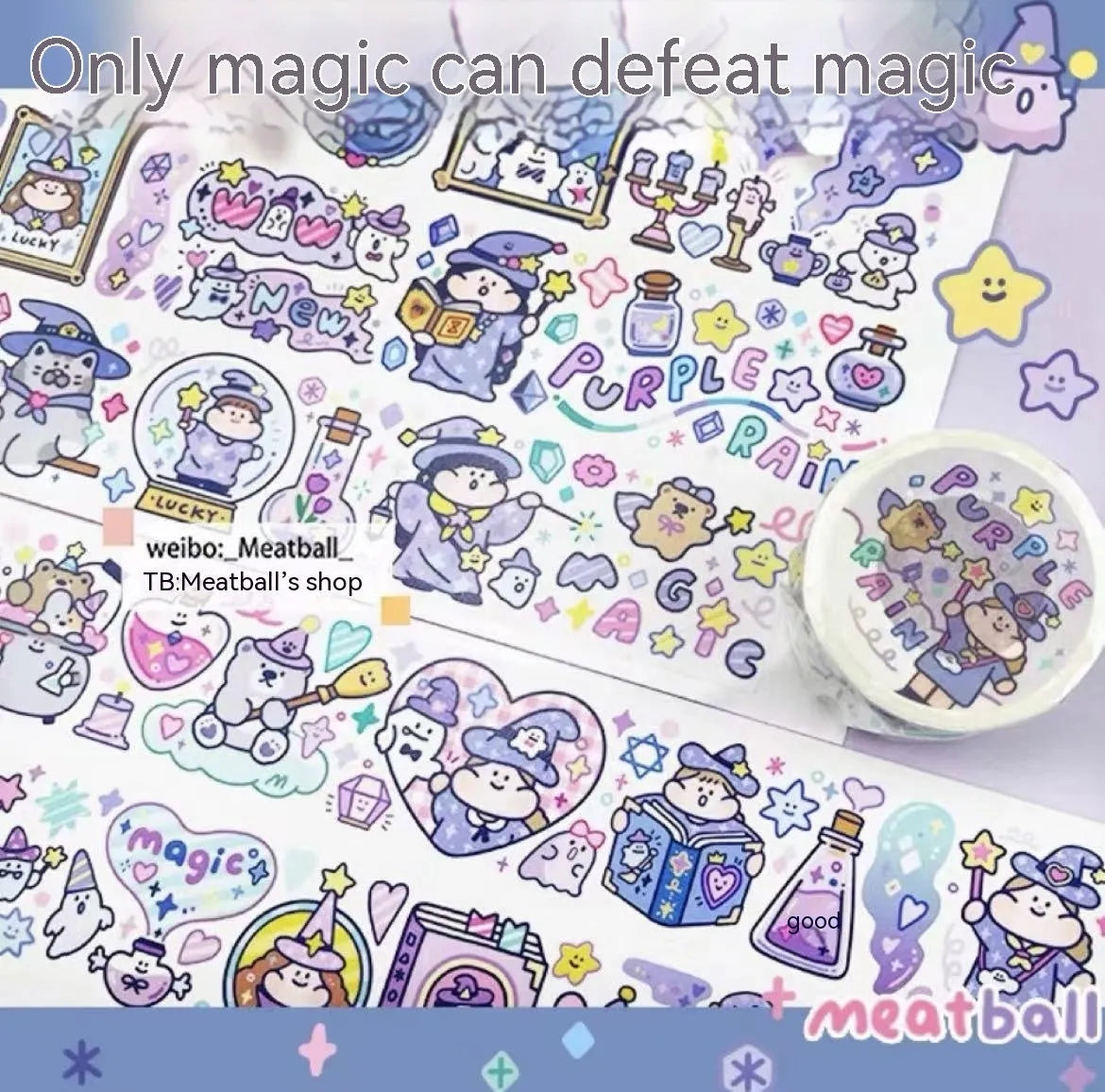 Haemorrhoid tape packaging stickers with cute cartoon characters on Japanese paper, 42 style options